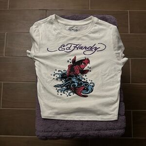 Ed Hardy crop top